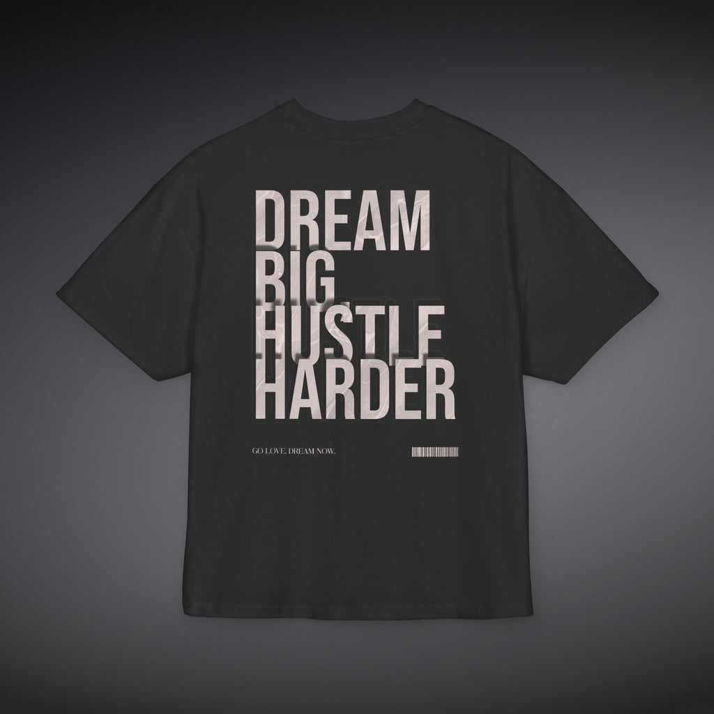 GLDN Dream Big Hustle Harder Box Tee